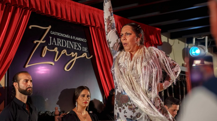 Fotografía de un espectáculo de flamenco
