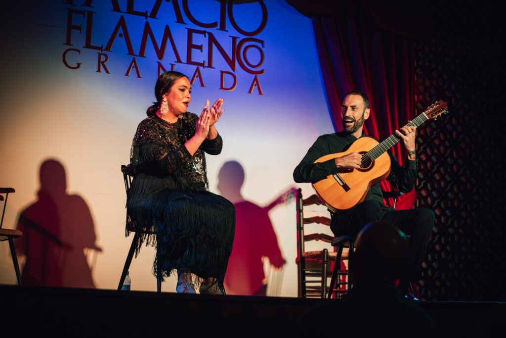 Espectáculo flamenco en el centro de Granada