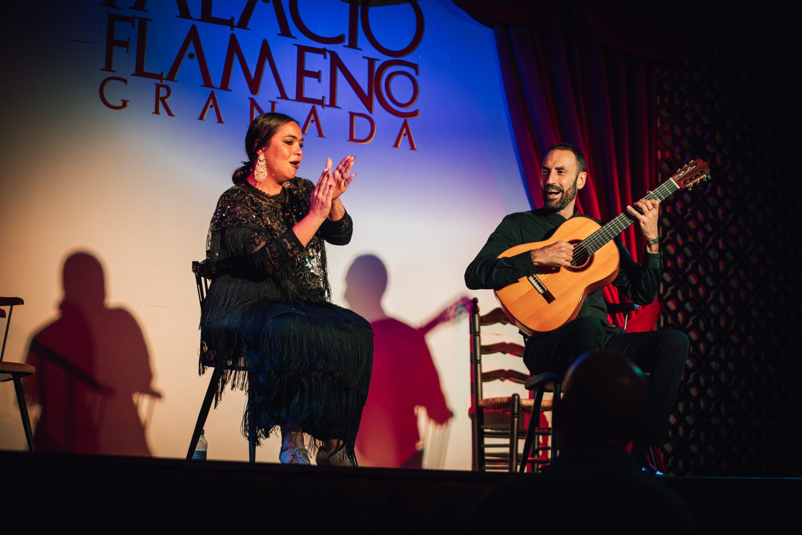 Espectáculo flamenco en el centro de Granada
