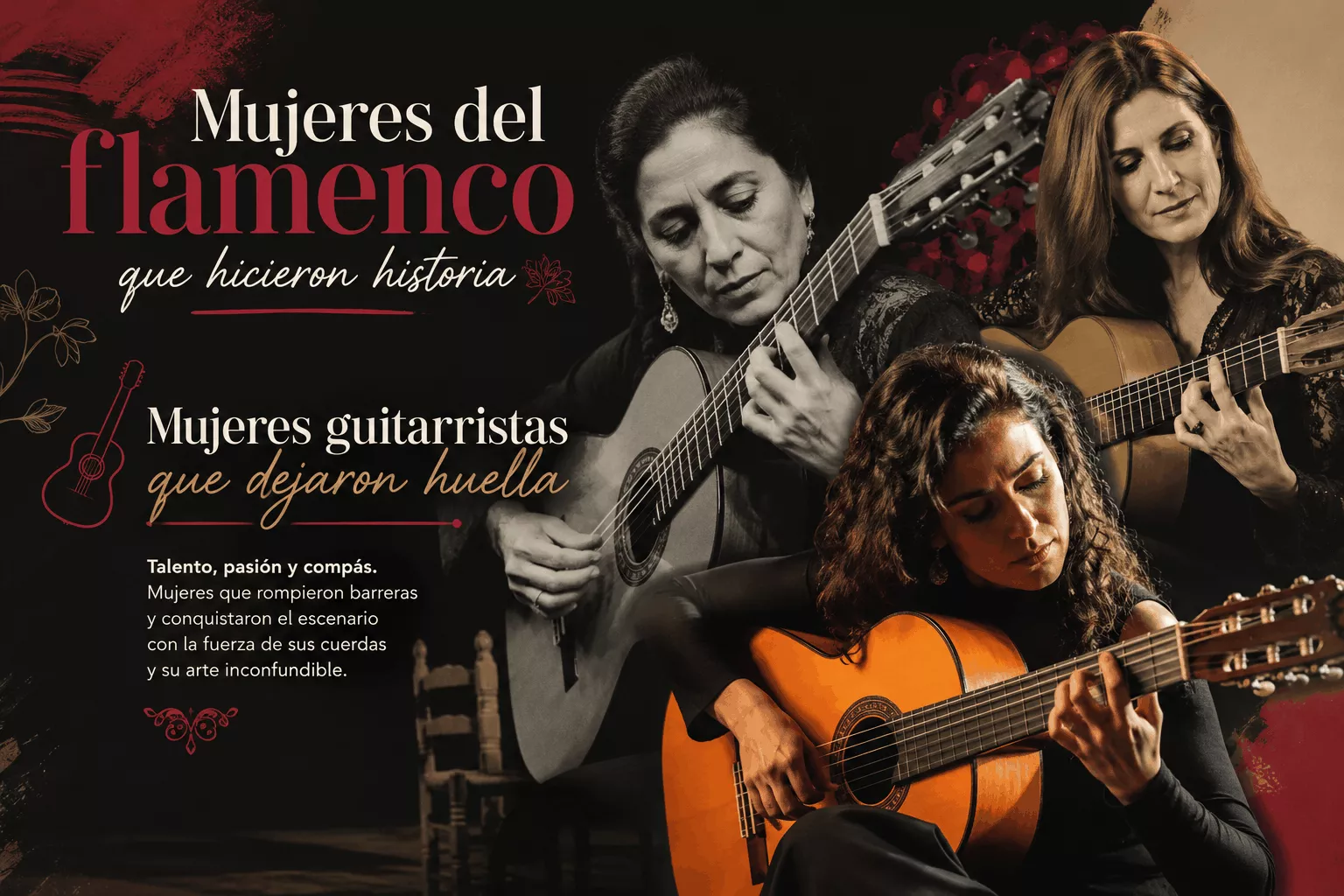 mujeres en flamenco